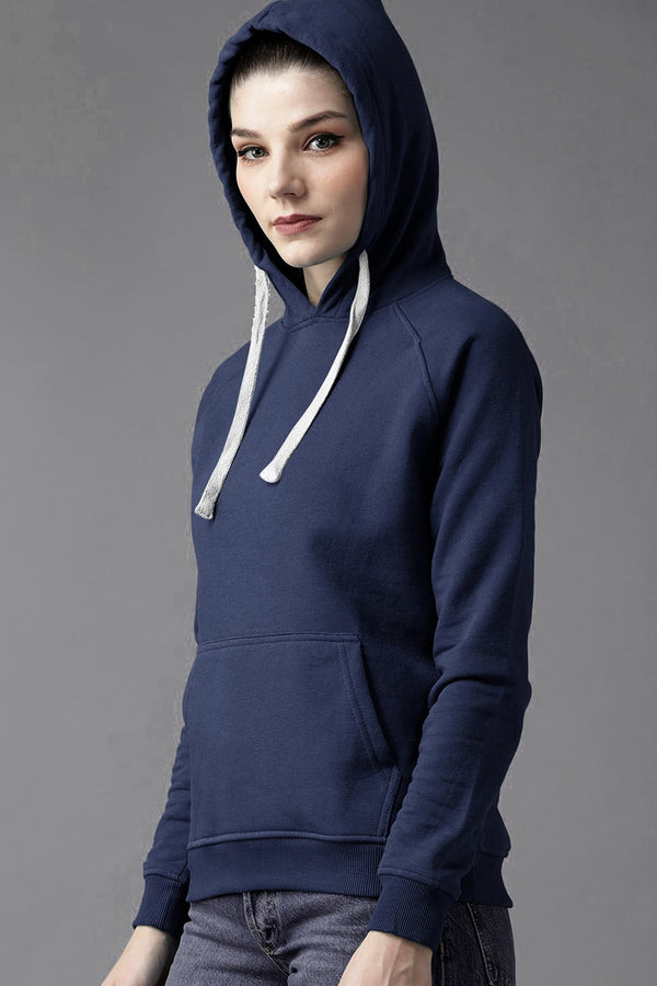 Blue Full Sleeve Unisex Hoodie Sweatshirt