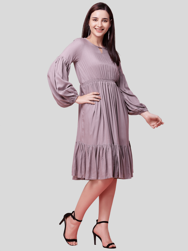 Pinkish Grey Dress