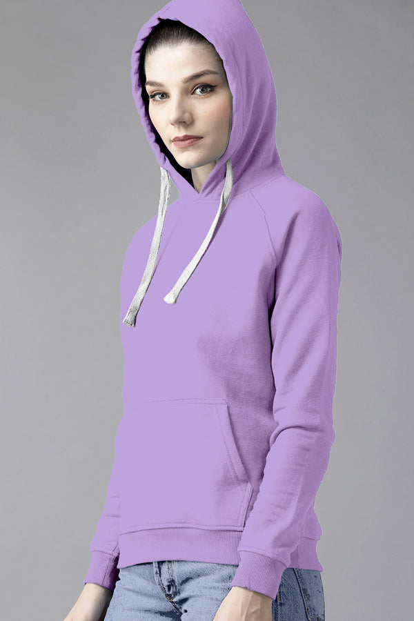 Purple Full Sleeve Unisex Hoodie Sweatshirt
